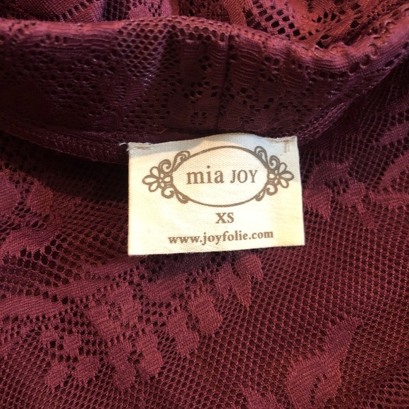 SOLD Joyfolie Mia Joy Brooke Pant in Bordeaux - Picture 6 of 7